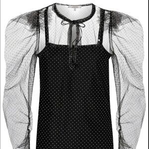 Dorothee Schumacher Transparency polka-dot blouse